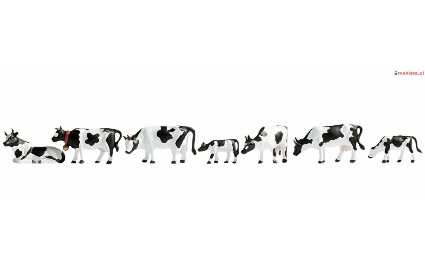 NOCH 45721. Krowy łaciate czarno-białe, skala TT (1:120).