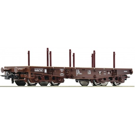 Roco 76392. Wagon platforma typu .S, 4-osiowa, ÖBB, ep.IV-V, skala H0.