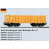 Piko 98546F3. Wagon towarowy Eaos DB Bahnbau, ep.VI, skala H0