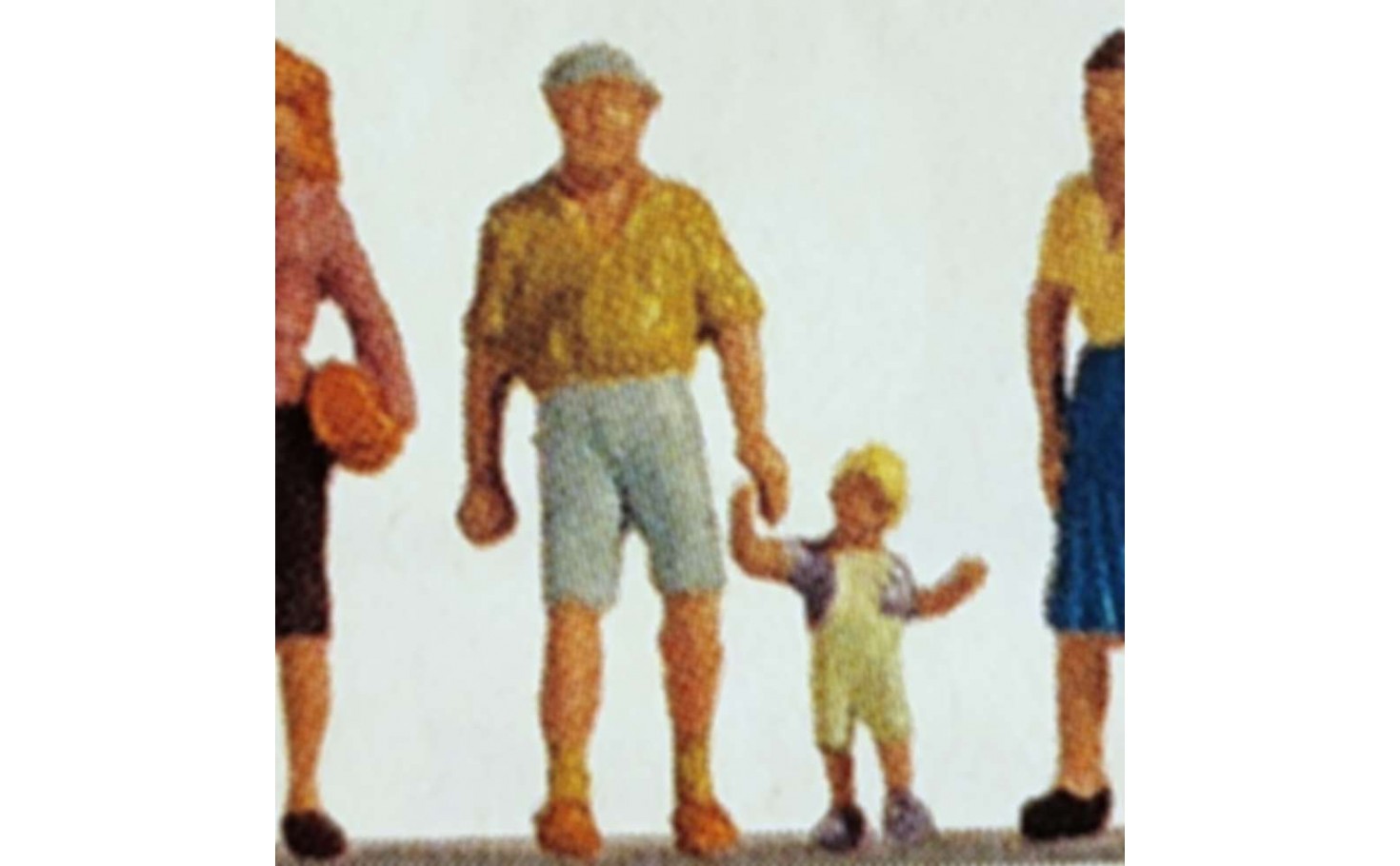 NOCH 118-065. Osoby stojące, "Mężczyzna z dzieckiem", figurki, skala N 1:160