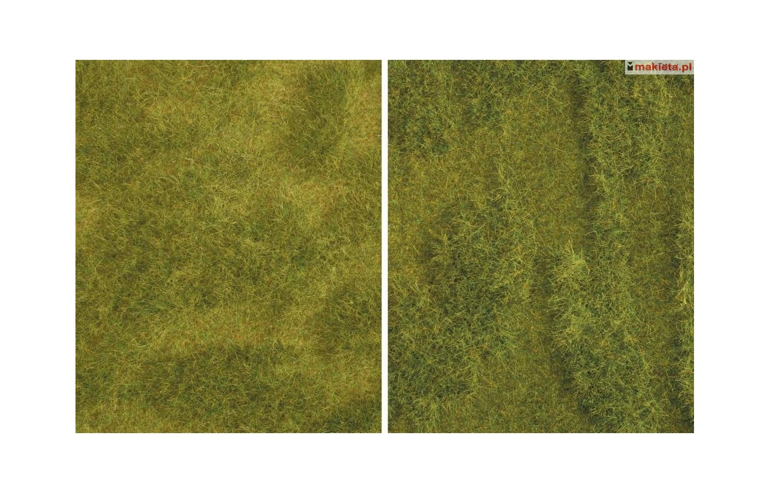 Noch 07470. Natur+, realistyczna bujna łąka, dwie maty trawiaste x 25 x 25 cm. H0-TT-N
