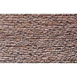 Faller 170618. Mur z kamienia naturalnego, dekor. Kartonik modelarski z nadrukiem, 250 x 125 mm