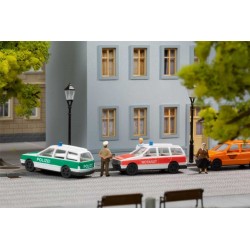 Auhagen 43652. Cztery samochody, modele statyczne, skala TT 1:120