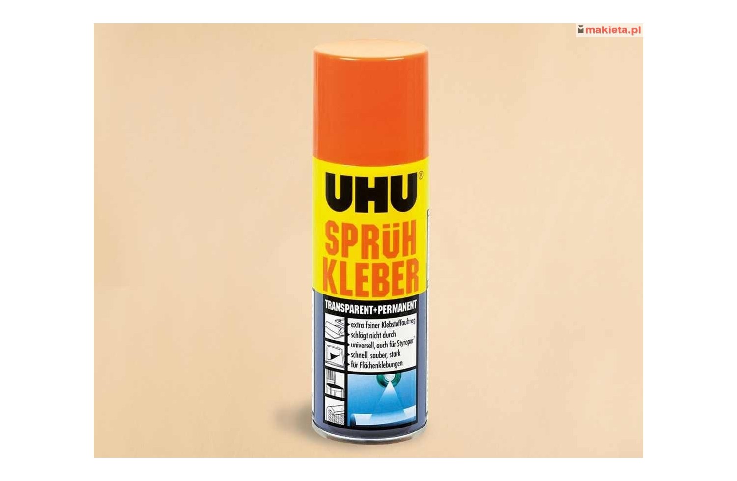 Auhagen 53516. Klej UHU Spray, klej specjalny, aerozol 200 ml