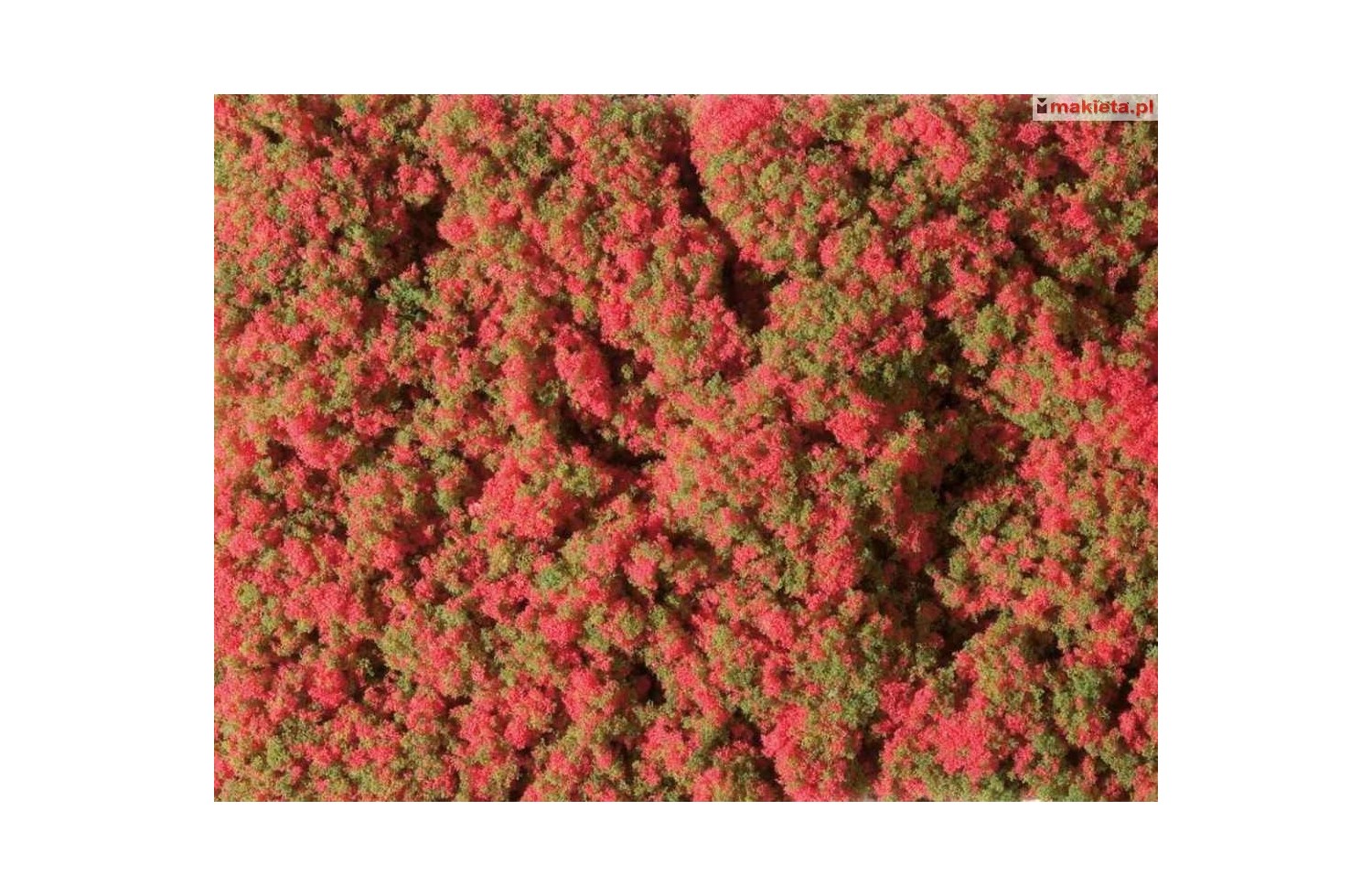 Auhagen 76932. Mata łąka kwiatowa, maki (czerwone kwiaty) 9,5 x 15 cm