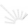 Viessmann 4331. Przewody sieci trakcyjnej, komplet, 3 sztuki x 222 mm, Ø 0,4 mm, skala N 1:160