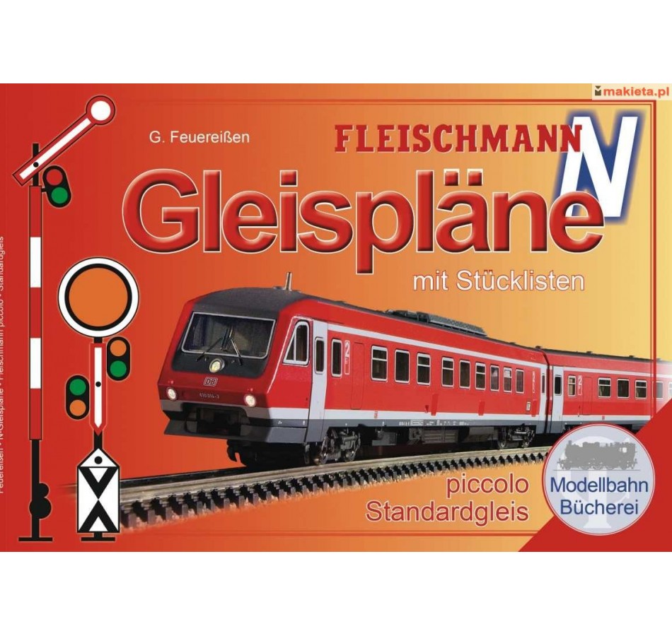 Fleischmann 81399. Plany makiet (D), torowiska N 1:160