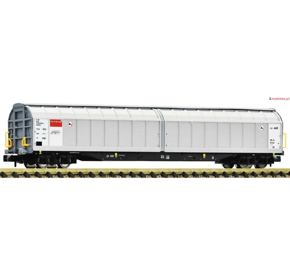 Fleischmann 838323. Czteroosiowy wagon "z przesuwnymi ścianami" o dużej pojemności, Habbillns, NS Cargo AAE, ep.V, skala N 1:160