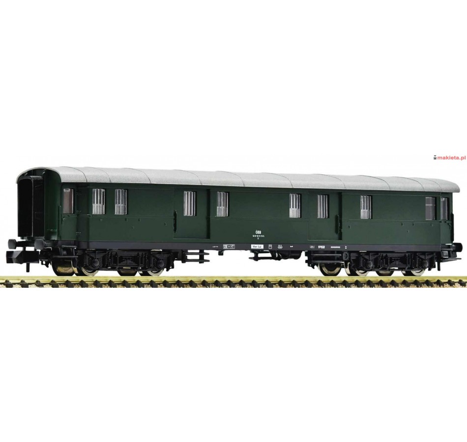 Fleischmann 862903. Wagon bagażowy "D" pociągu ekspresowego, ÖBB, ep.IV, skala N 1:160