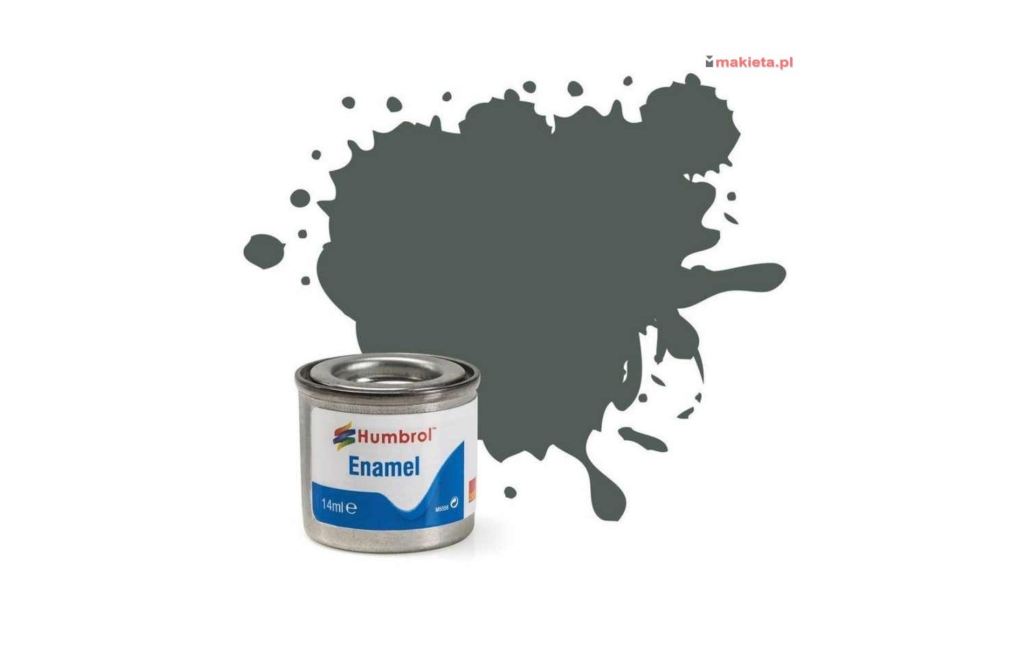 Humbrol H01. Grey Primer - Matt, szara matowa / podkładowa. Humbrol Enamel 14 ml