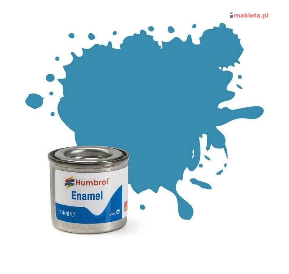 Humbrol H48. Mediterranean Blue - Gloss. Humbrol Enamel 14 ml