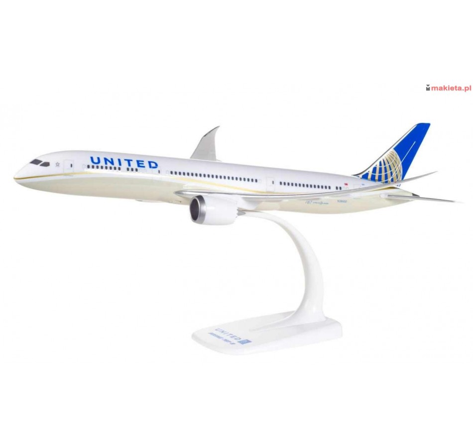 Herpa 610452. United Airlines Boeing 787-9 Dreamliner, skala 1:200