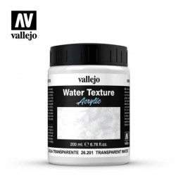 Vallejo 26201. Water Texture - Transparent Water, 200 ml