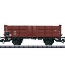 TRIX 5537. Wagon węglarka Om12 z ładunkiem "węgla", DB, ep. III-IV, skala H0
