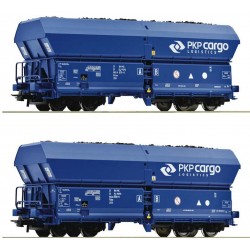 Roco 76046. Zestaw: 3 x wagon Falns, PKP Cargo, ep.VI, skala H0