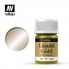 Vallejo 70791. Liquid Metal Gold, metalizer na bazie alkoholu, 35 ml