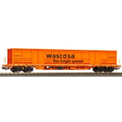 PIKO 24553. Wagon Sgnns, kontenerowy z zabudową typu E, Wascosa, ep.VI, skala H0 1:87