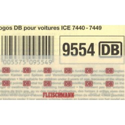 Fleischmann 9554, Kalkomania "DB" N / TT