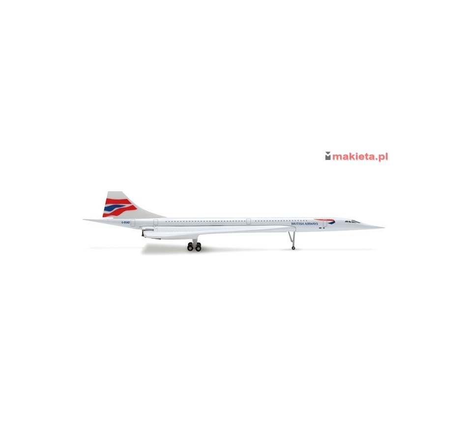 Herpa 507035, Concorde BA (G-BOAD) 1:500